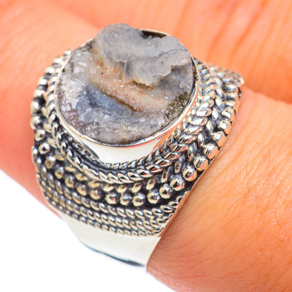 Desert Druzy Rings handcrafted by Ana Silver Co - RING67961