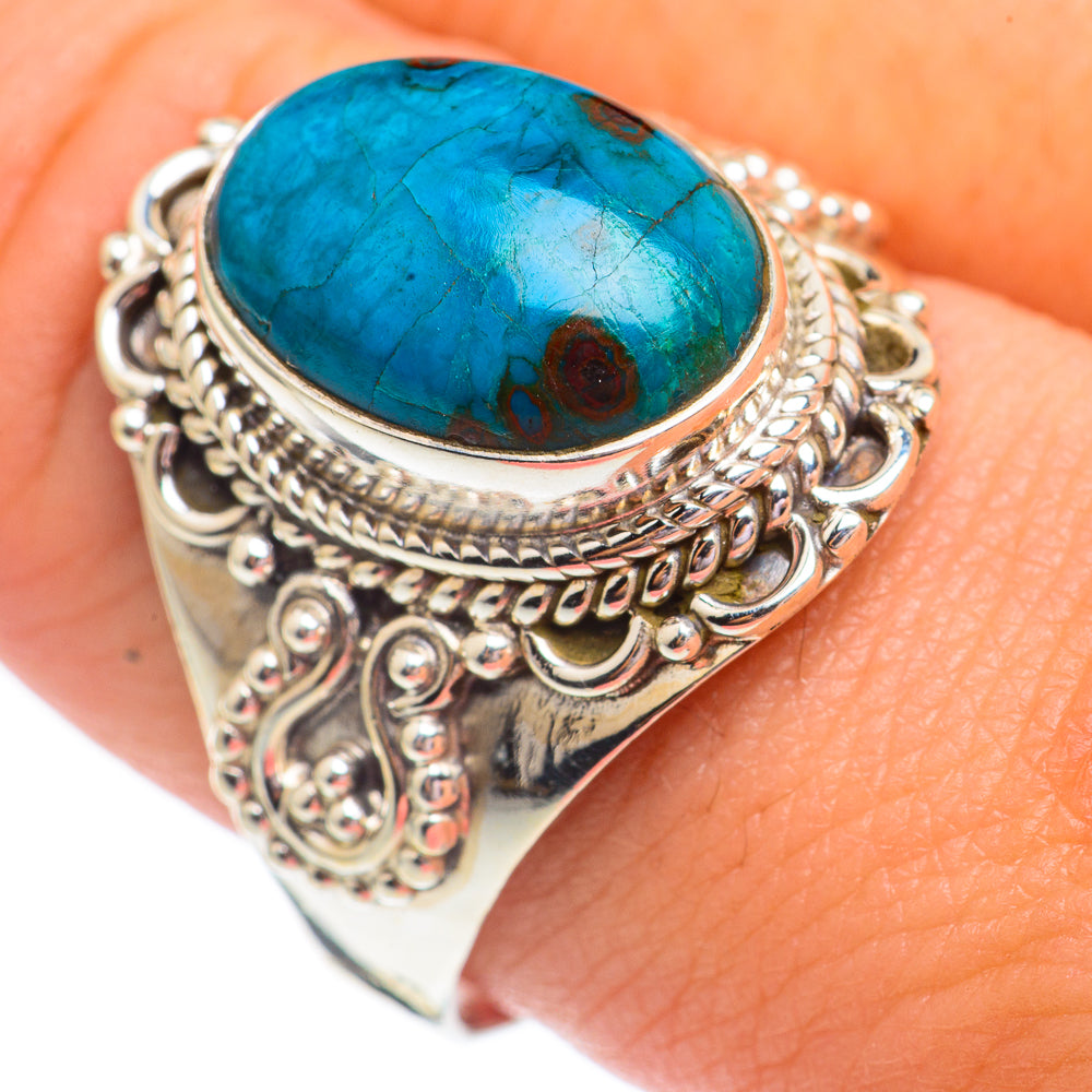 Shattuckite Rings handcrafted by Ana Silver Co - RING67965
