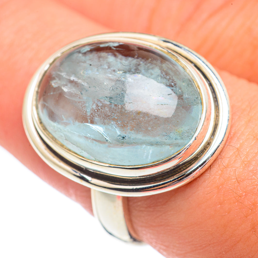 Aquamarine Rings handcrafted by Ana Silver Co - RING67967