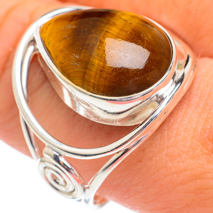 Tiger Eye Rings handcrafted by Ana Silver Co - RING67971