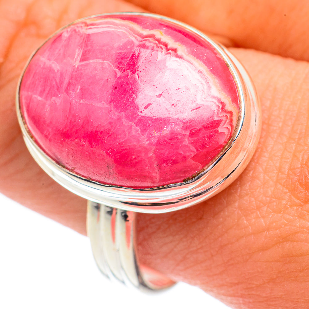 Rhodochrosite Rings handcrafted by Ana Silver Co - RING67974