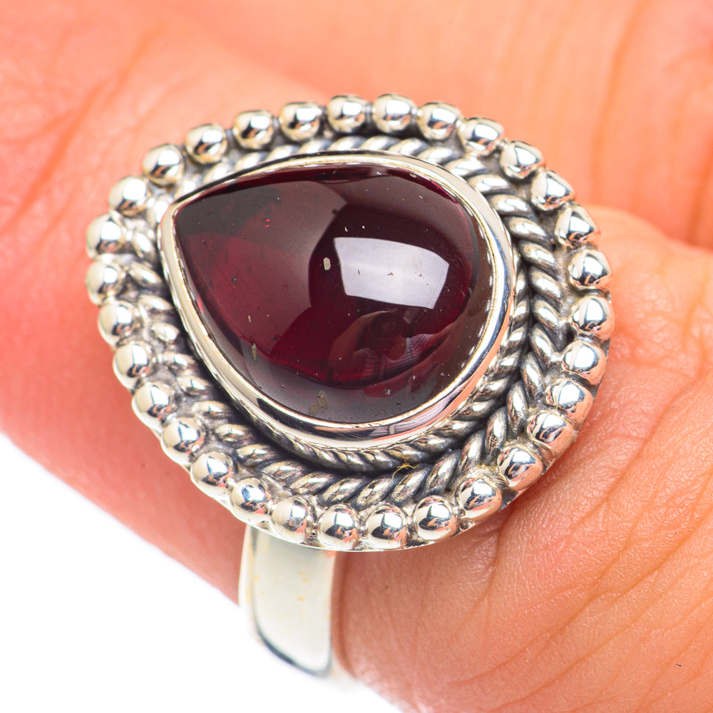Garnet Rings handcrafted by Ana Silver Co - RING67987