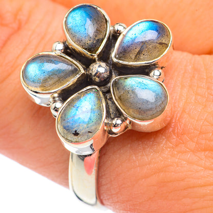 Labradorite Rings handcrafted by Ana Silver Co - RING67988