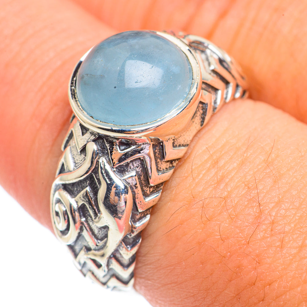 Aquamarine Rings handcrafted by Ana Silver Co - RING67991