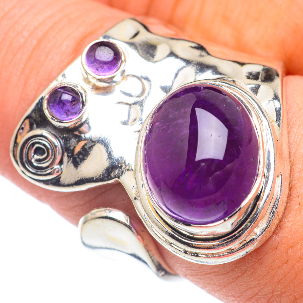 Amethyst Rings handcrafted by Ana Silver Co - RING68006