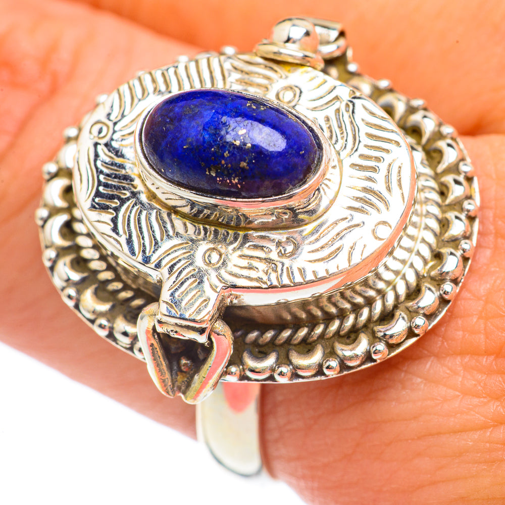 Lapis Lazuli Rings handcrafted by Ana Silver Co - RING68021