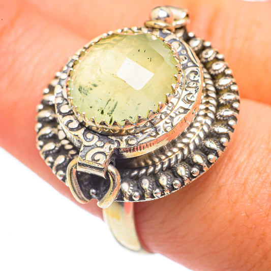 Prehnite Rings handcrafted by Ana Silver Co - RING68025