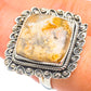 Plume Agate Rings handcrafted by Ana Silver Co - RING68030