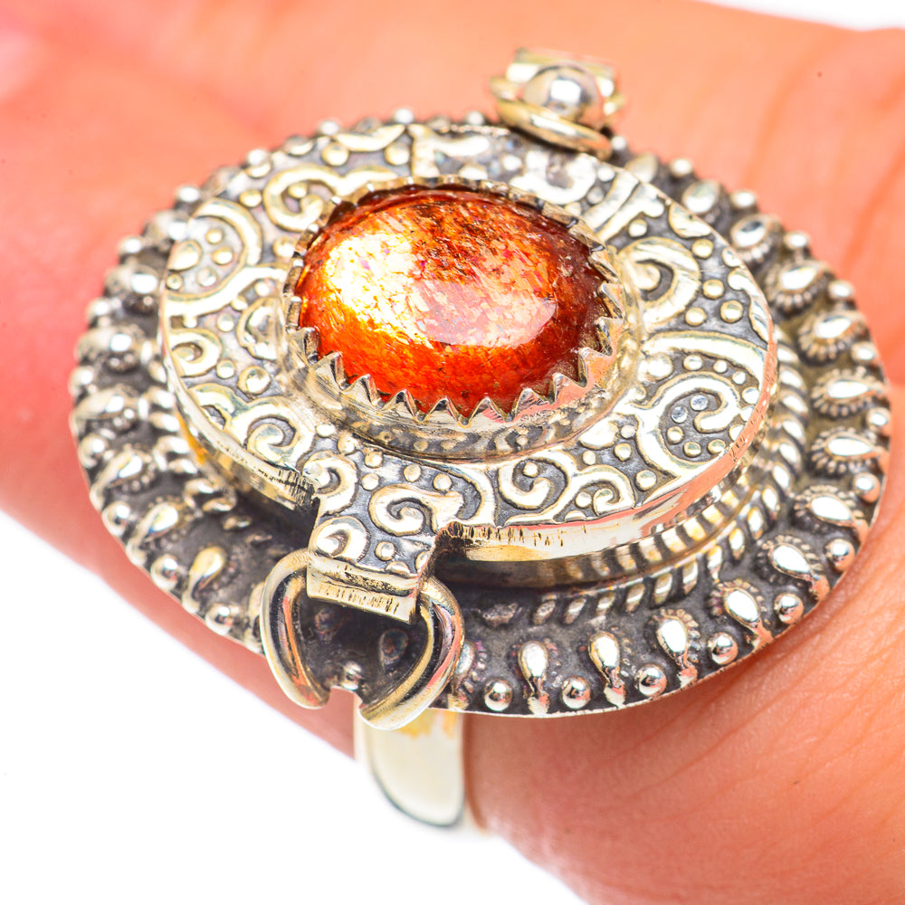 Sunstone Rings handcrafted by Ana Silver Co - RING68031
