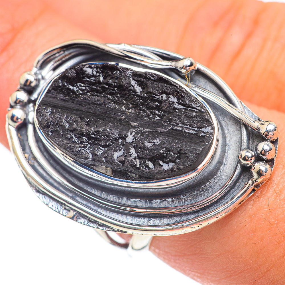 Tektite Rings handcrafted by Ana Silver Co - RING68038
