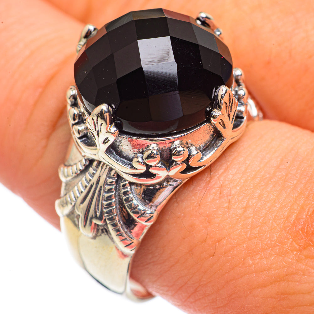 Black Onyx Rings handcrafted by Ana Silver Co - RING68039