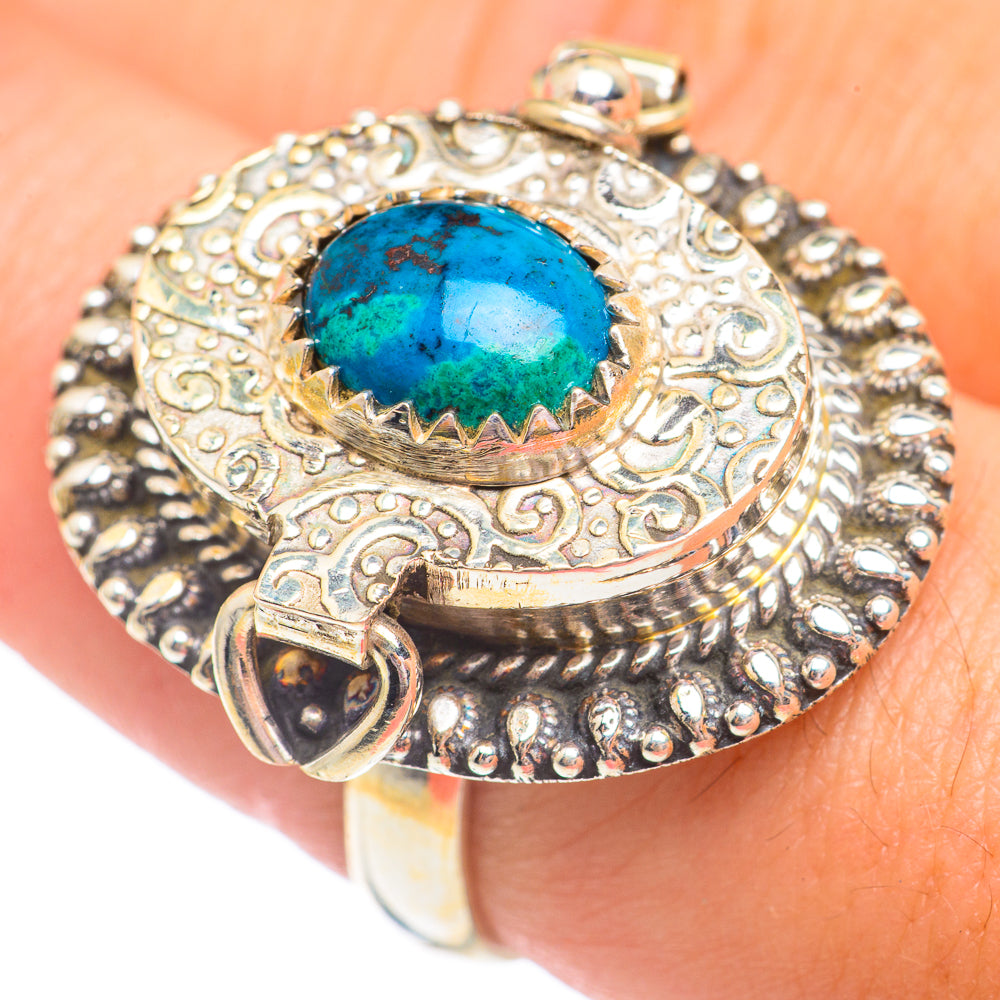 Chrysocolla Rings handcrafted by Ana Silver Co - RING68055