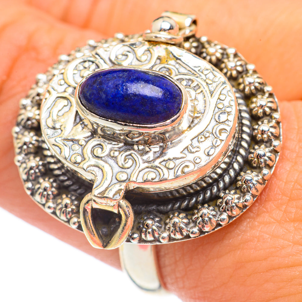Lapis Lazuli Rings handcrafted by Ana Silver Co - RING68057