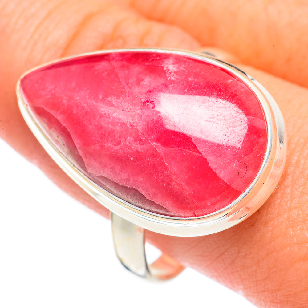 Rhodochrosite Rings handcrafted by Ana Silver Co - RING68068