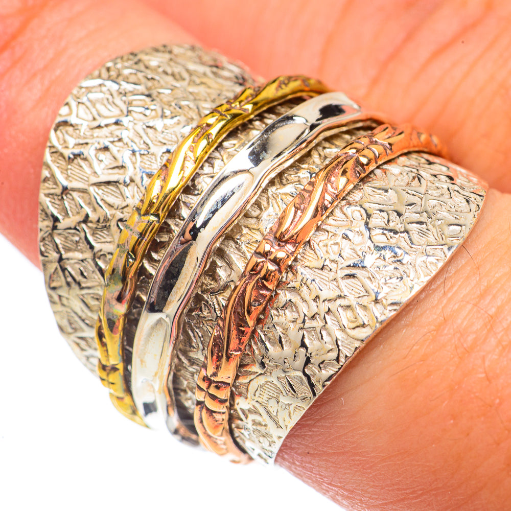 Meditation Spinner Rings handcrafted by Ana Silver Co - RING68070