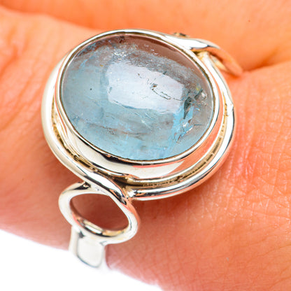 Aquamarine Rings handcrafted by Ana Silver Co - RING68076