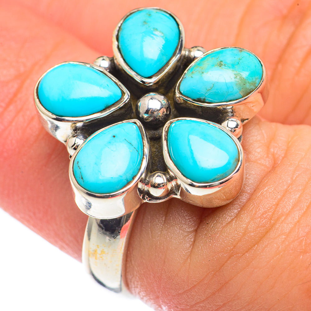 Arizona Turquoise Rings handcrafted by Ana Silver Co - RING68080