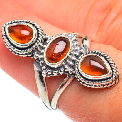 Baltic Amber Rings handcrafted by Ana Silver Co - RING68087