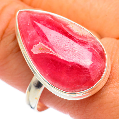 Rhodochrosite Rings handcrafted by Ana Silver Co - RING68091