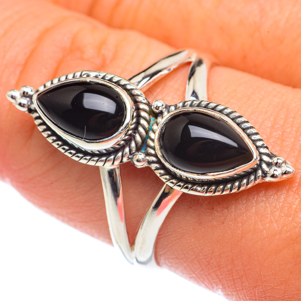 Black Onyx Rings handcrafted by Ana Silver Co - RING68100