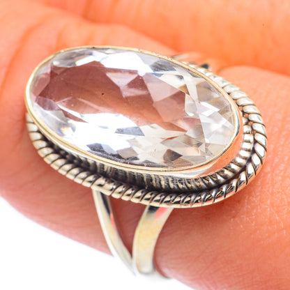 White Quartz Rings handcrafted by Ana Silver Co - RING68102