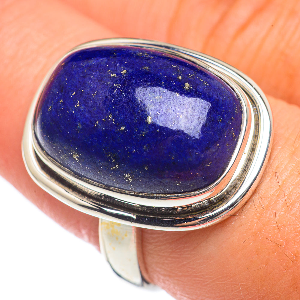 Lapis Lazuli Rings handcrafted by Ana Silver Co - RING68114