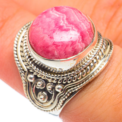 Rhodochrosite Rings handcrafted by Ana Silver Co - RING68123