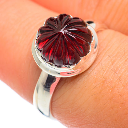 Garnet Rings handcrafted by Ana Silver Co - RING68126