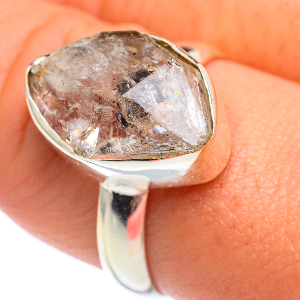 Herkimer Diamond Rings handcrafted by Ana Silver Co - RING68137