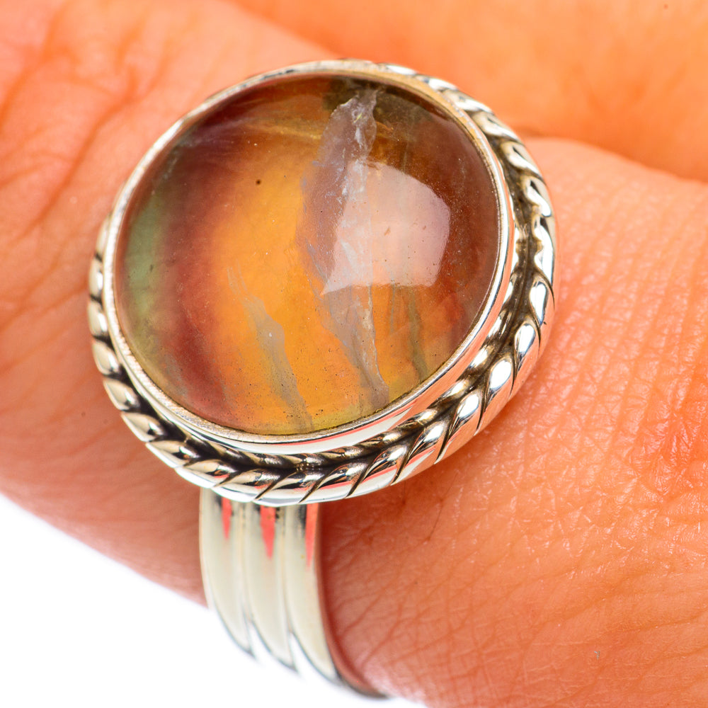 Fluorite Rings handcrafted by Ana Silver Co - RING68141