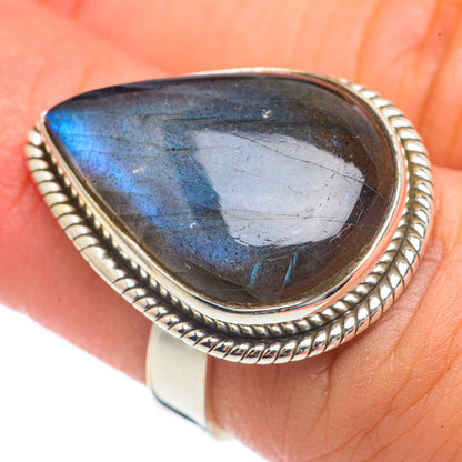 Labradorite Rings handcrafted by Ana Silver Co - RING68143