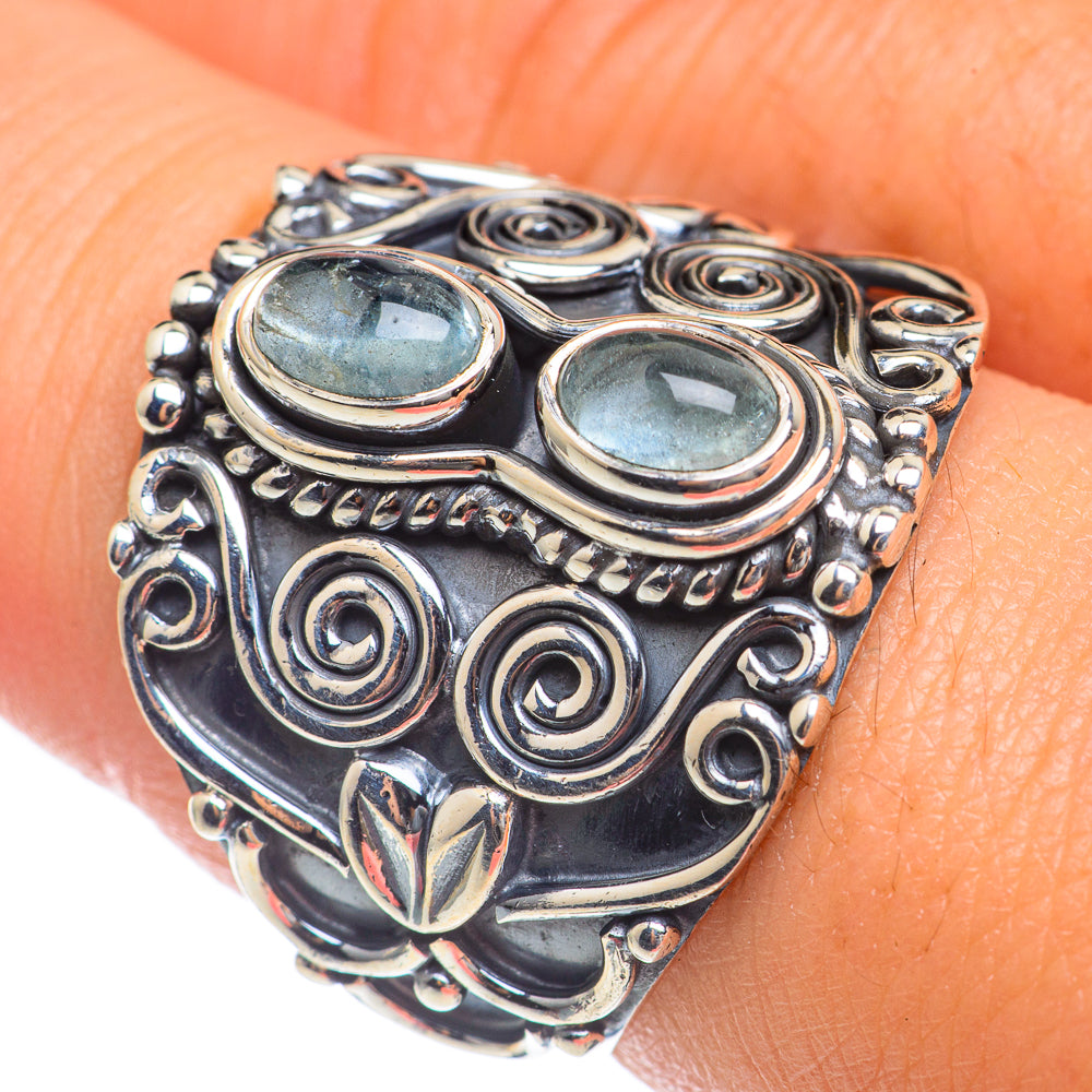 Aquamarine Rings handcrafted by Ana Silver Co - RING68146