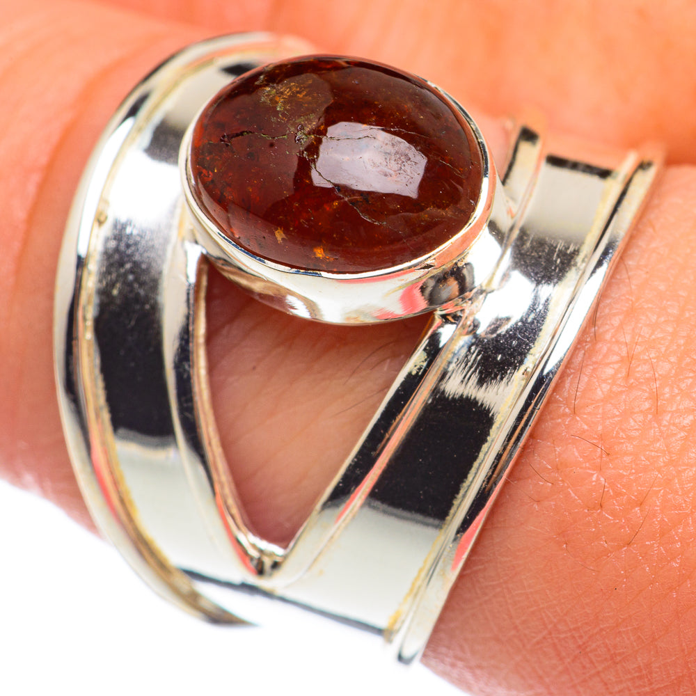 Baltic Amber Rings handcrafted by Ana Silver Co - RING68153
