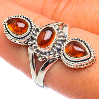 Baltic Amber Rings handcrafted by Ana Silver Co - RING68154