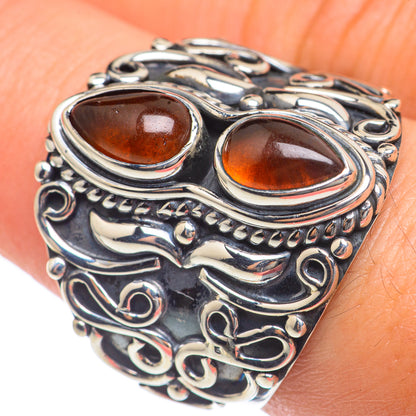 Baltic Amber Rings handcrafted by Ana Silver Co - RING68155