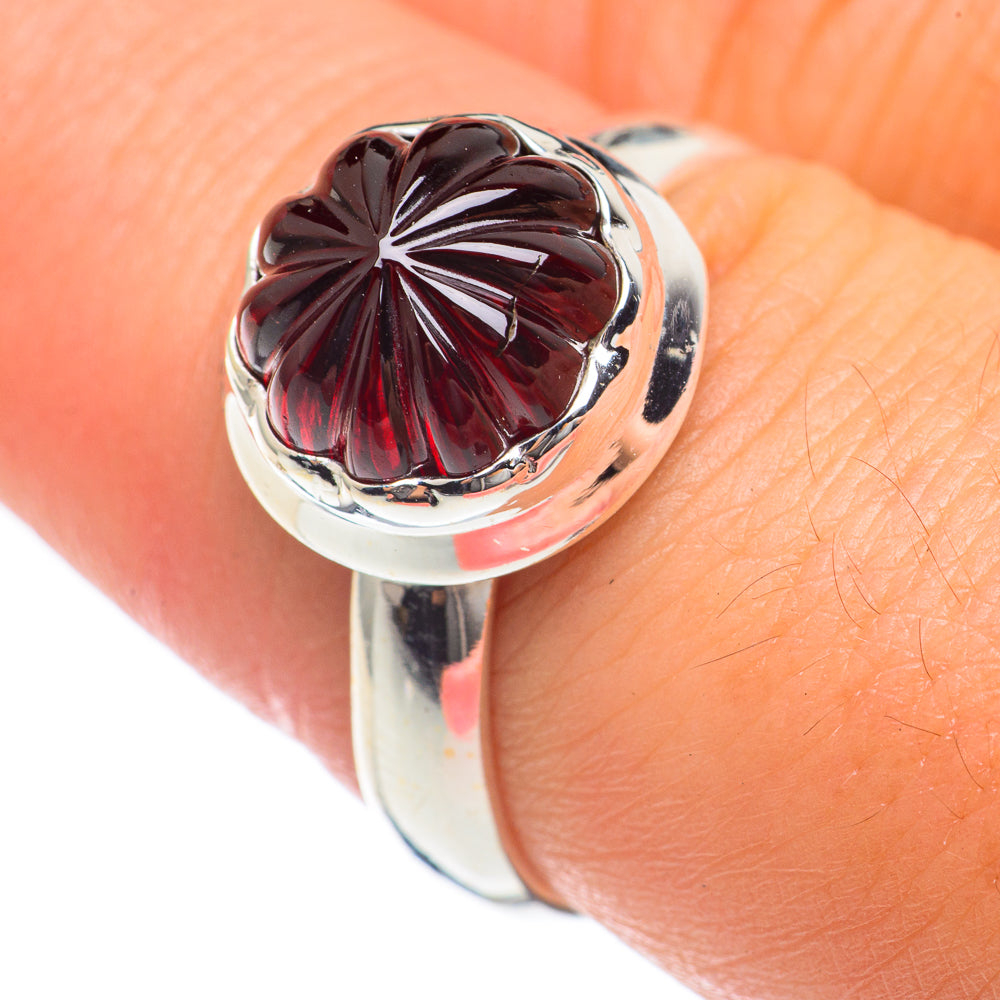 Garnet Rings handcrafted by Ana Silver Co - RING68159