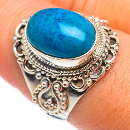 Chrysocolla Rings handcrafted by Ana Silver Co - RING68178