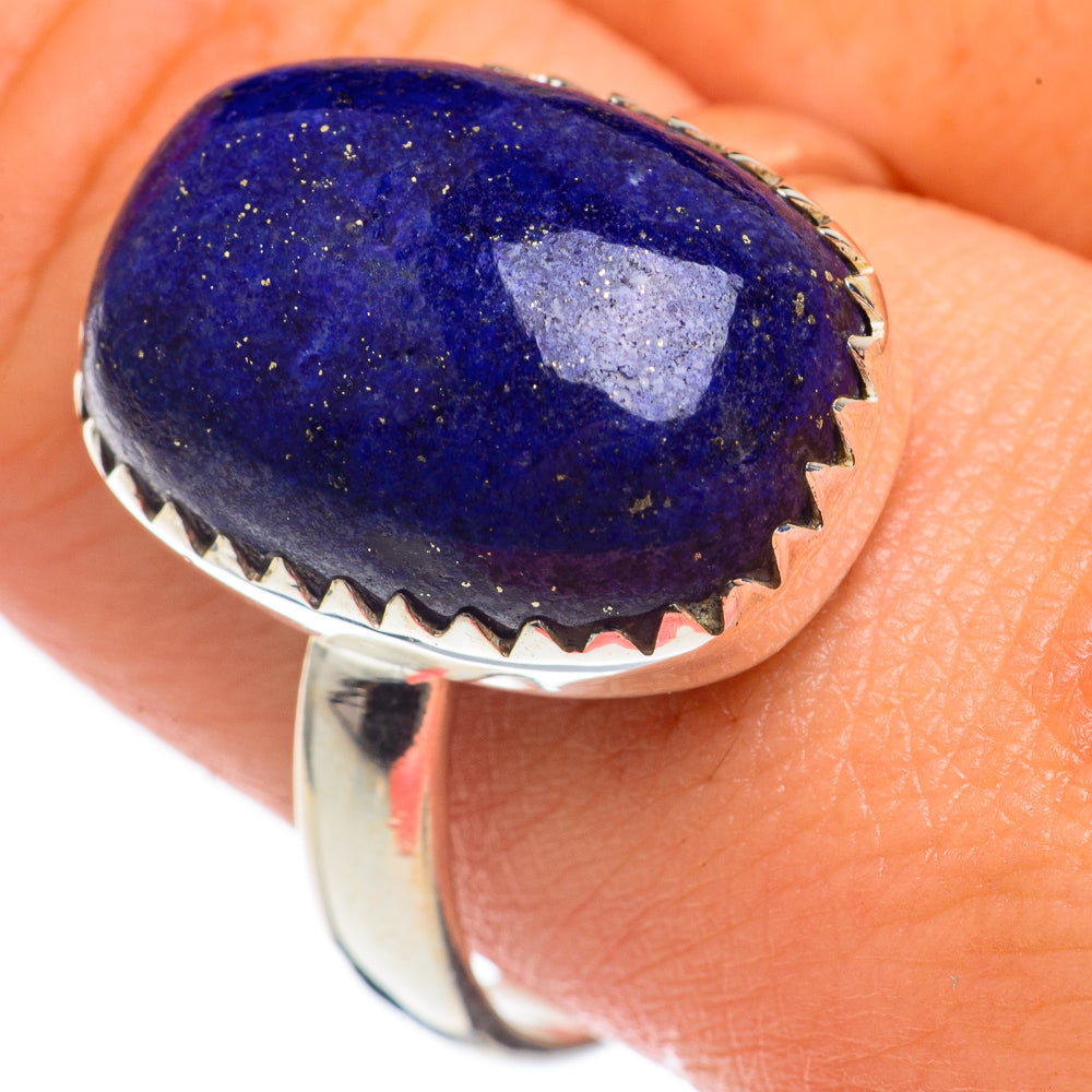 Lapis Lazuli Rings handcrafted by Ana Silver Co - RING68180