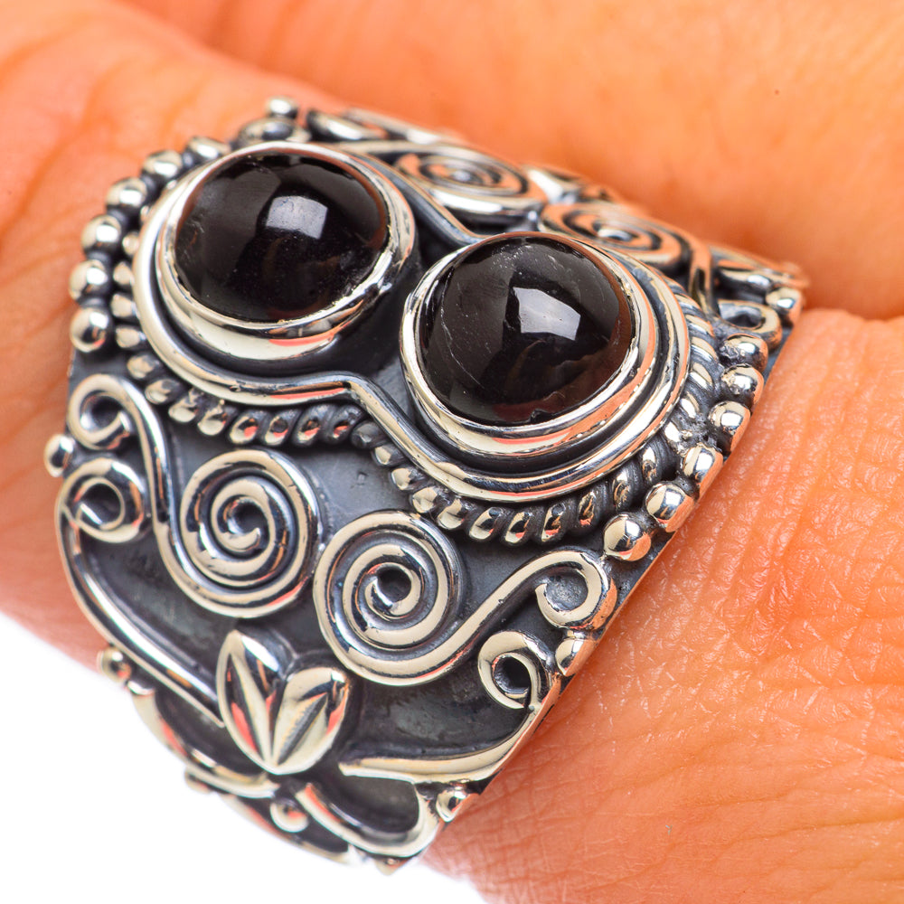 Black Onyx Rings handcrafted by Ana Silver Co - RING68199
