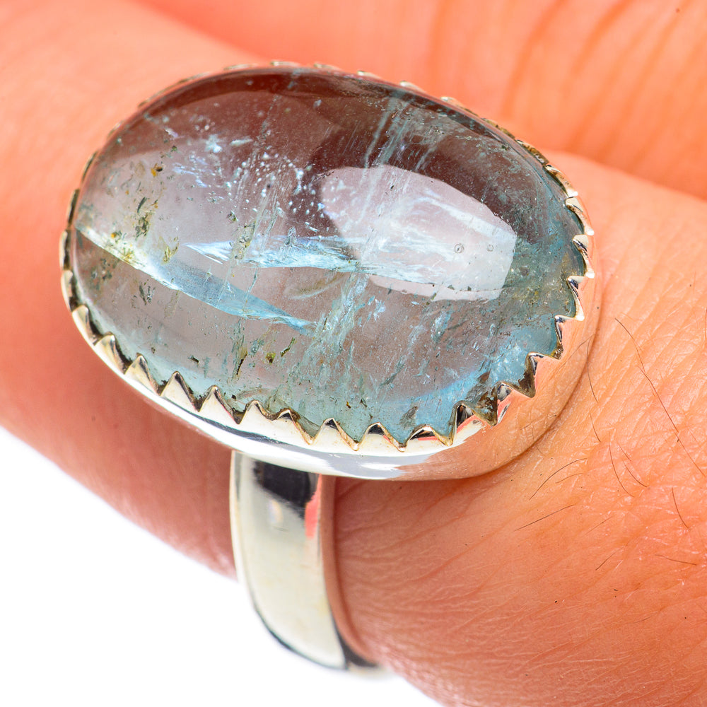 Aquamarine Rings handcrafted by Ana Silver Co - RING68207