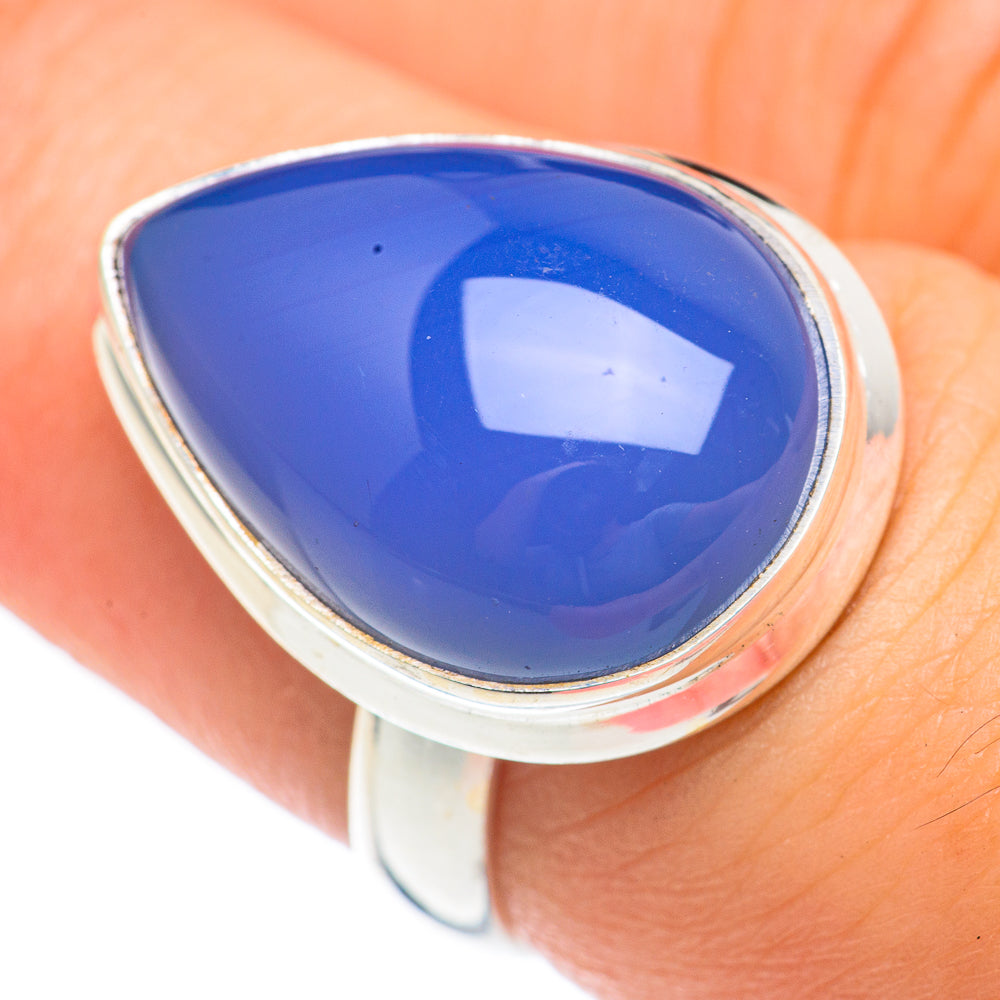 Chalcedony Rings handcrafted by Ana Silver Co - RING68210