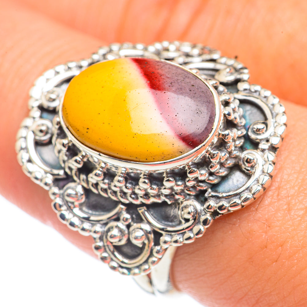 Mookaite Rings handcrafted by Ana Silver Co - RING68214