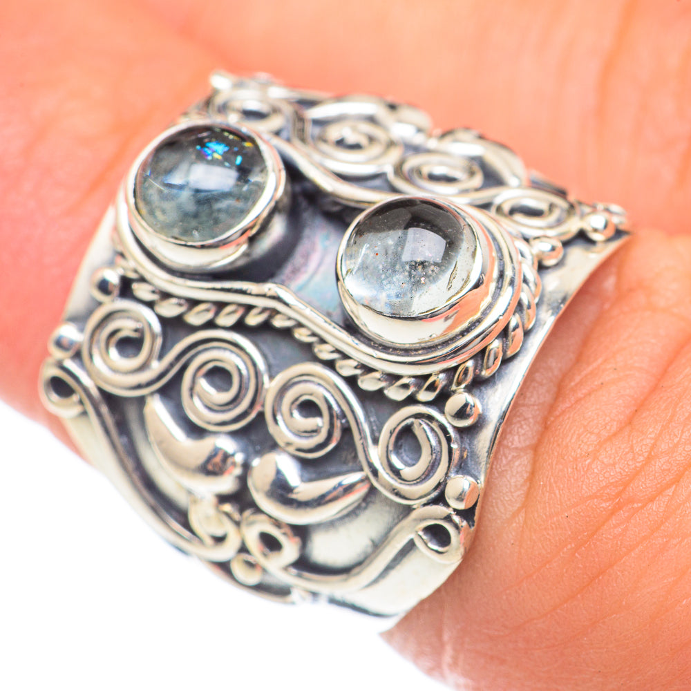 Aquamarine Rings handcrafted by Ana Silver Co - RING68225
