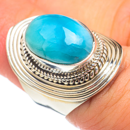 Larimar Rings handcrafted by Ana Silver Co - RING68233