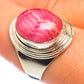 Rhodochrosite Rings handcrafted by Ana Silver Co - RING68243