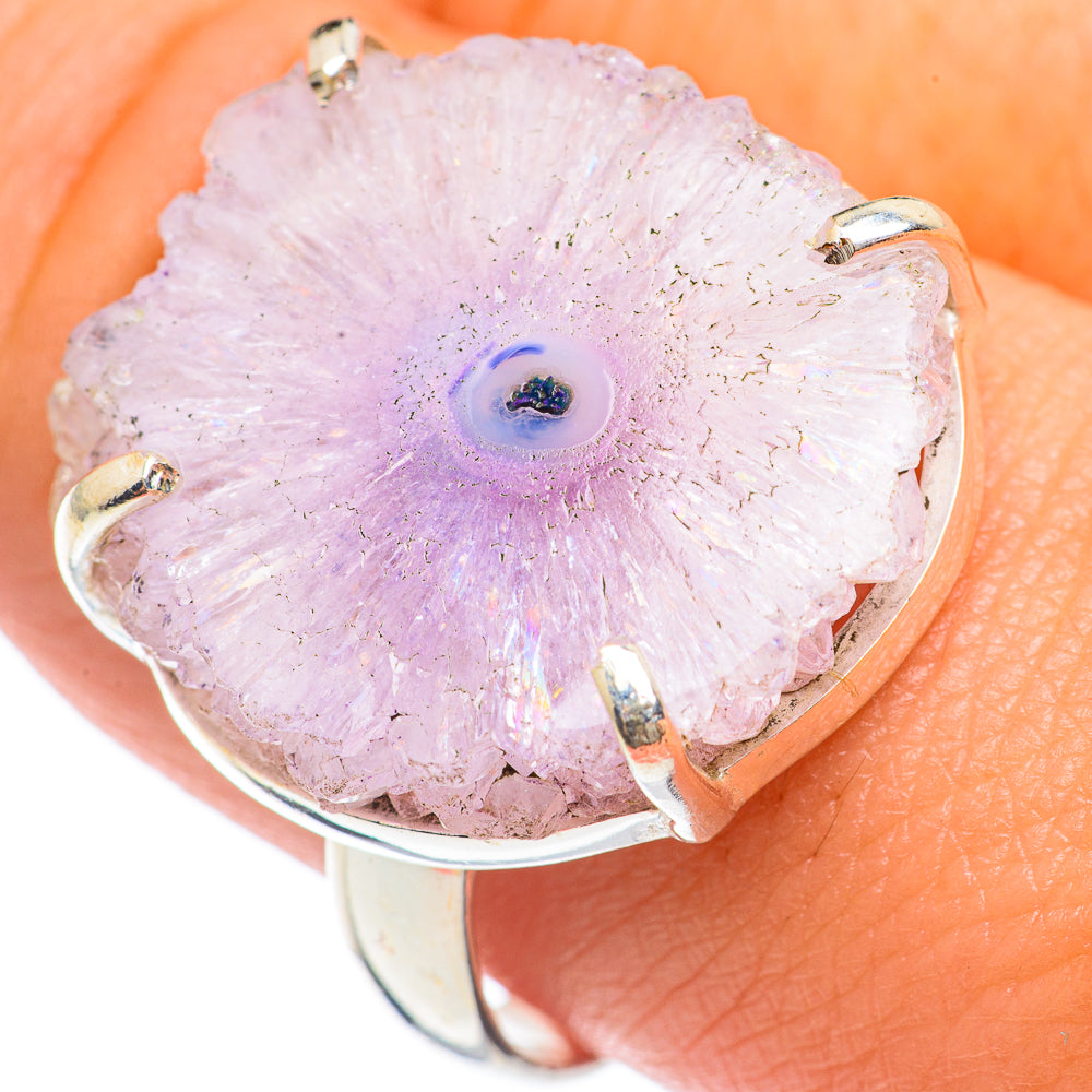 Amethyst Stalactite Rings handcrafted by Ana Silver Co - RING68244