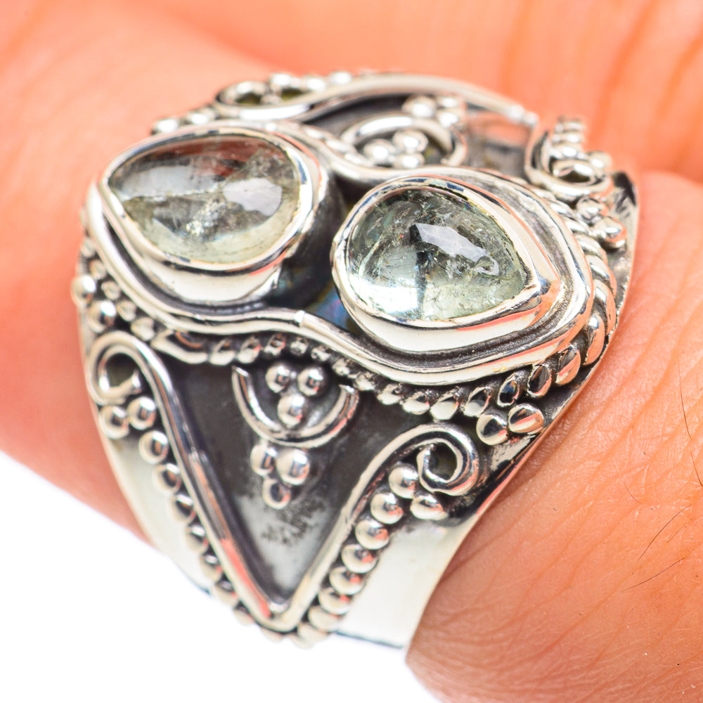 Aquamarine Rings handcrafted by Ana Silver Co - RING68248