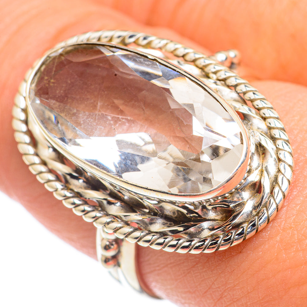 White Quartz Rings handcrafted by Ana Silver Co - RING68249