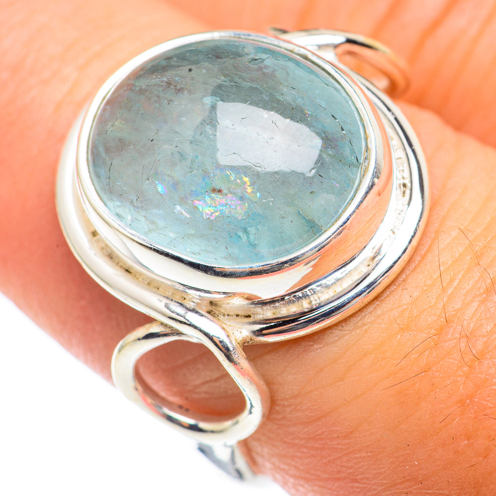 Aquamarine Rings handcrafted by Ana Silver Co - RING68256