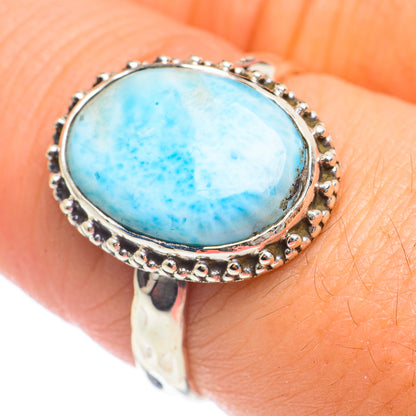 Larimar Rings handcrafted by Ana Silver Co - RING68258
